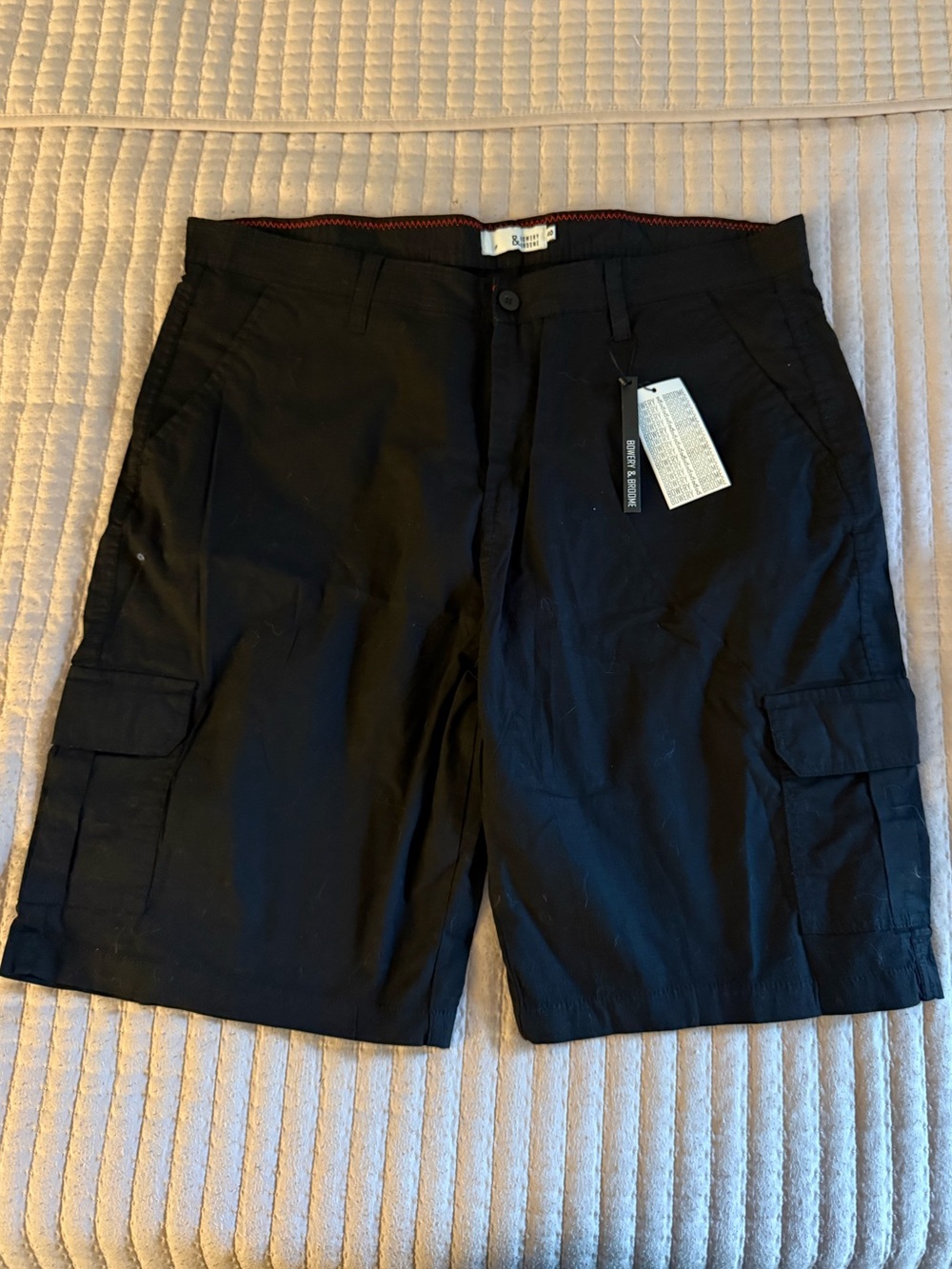 Bowery & Broome Men's Black Cargo Shorts size 40